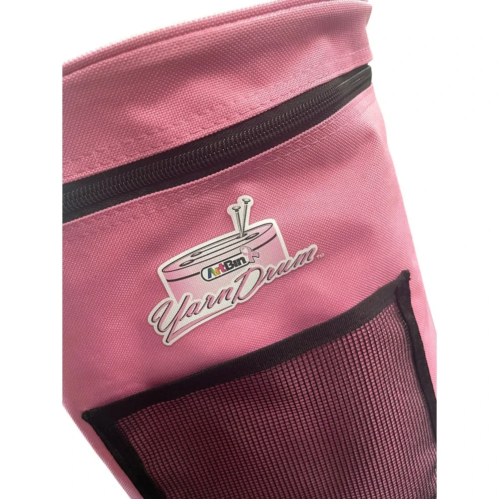 ArtBin Yarn Drum Craft Storage Bag Pink Large Knitting Crochet Organizer